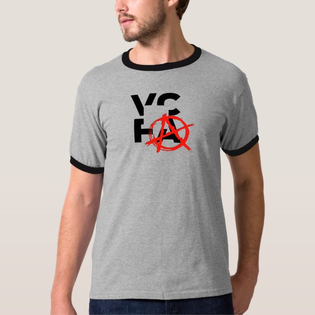 VCFA Punks! (Black Logo) Ringer T-Shirt (Front)