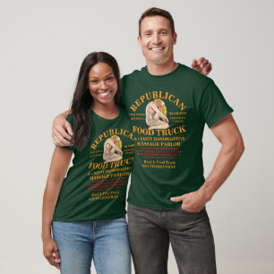VD STD WHITE HOUSE HOUSE BAND TACO BURRITO HOT DOG T-Shirt