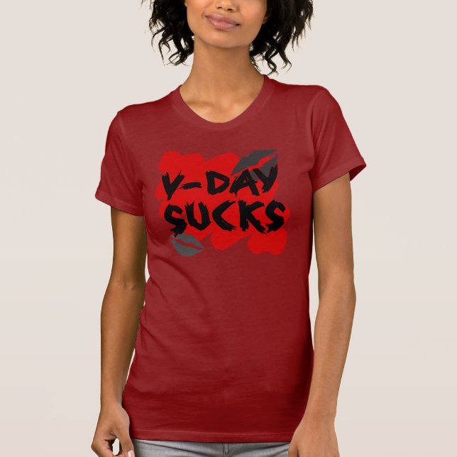 vday sucks T-Shirt (Front)