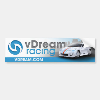 vDream Bumper Sticker (Blue)