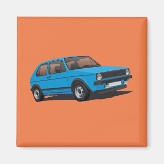 VDUB Golf GTI MK1 blue magnet
