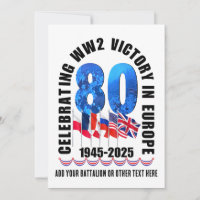 VE DAY 80th Anniversary Victory in Europe WW2