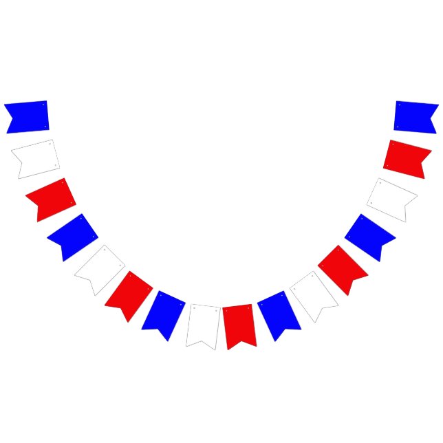 VE Day Bunting Union Jack Red White Blue (All)