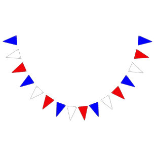 VE Day Bunting Union Jack Red White Blue