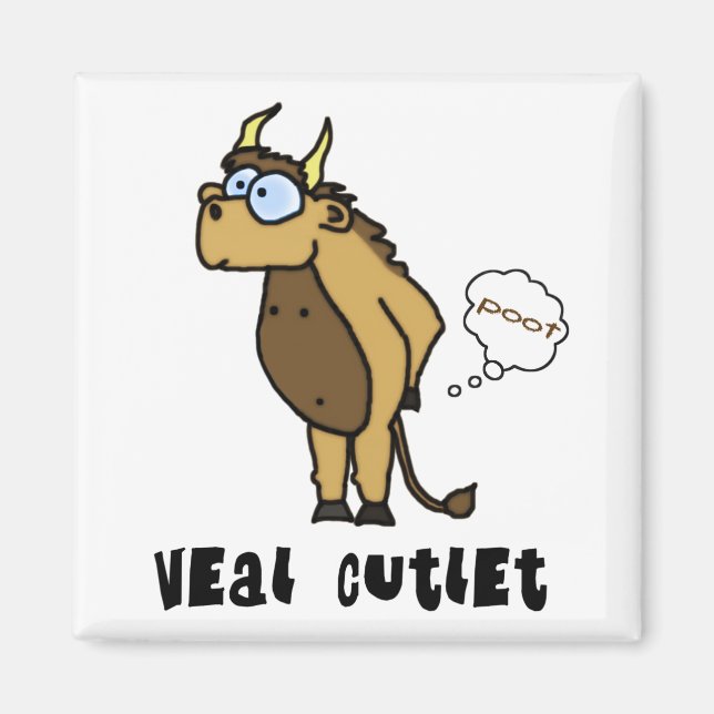 Veal Cutlet Magnet (Front)