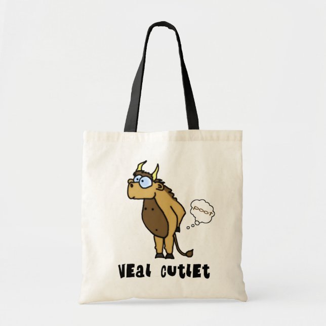 Veal Cutlet Tote Bag (Front)