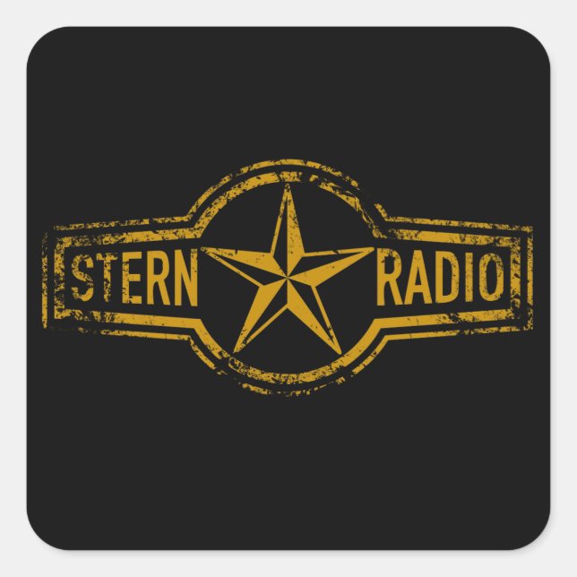 VEB Stern-Radio Sonneberg Square Sticker (Front)