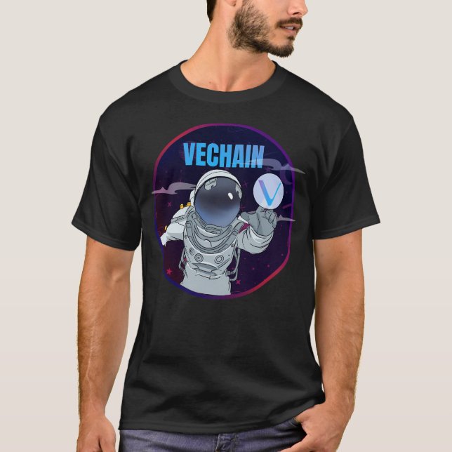Vechain Crypto Astronaut T-Shirt (Front)