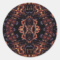 Vector Art, Abstract Flames Sticker
