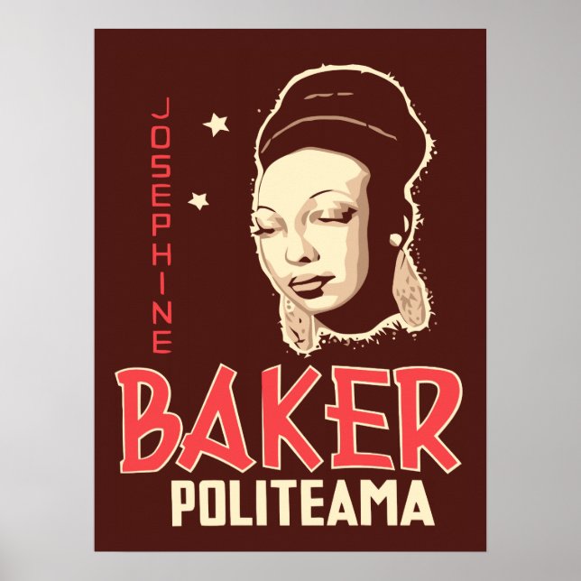 Vector Art Josephine Baker at the Politeama Poster (Front)