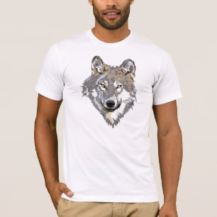 Vector Art Wolf in Profile T-Shirt