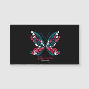 Vector background with beautiful butterfly. tattoo