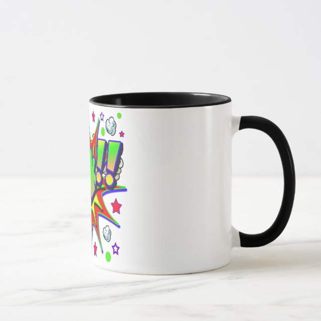 Vector Comic Book ZONK Mug (Right)