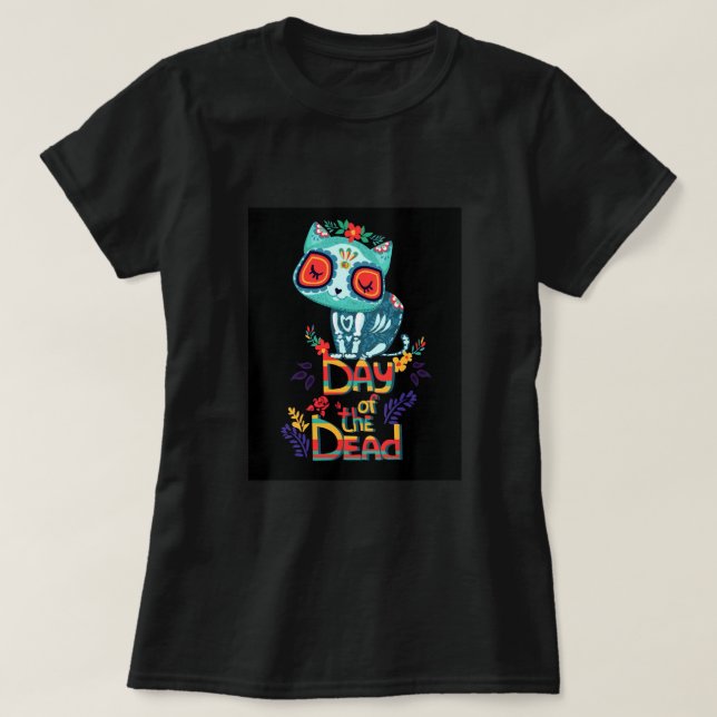 Vector day of the dead cartoon T-Shirt (Design Front)