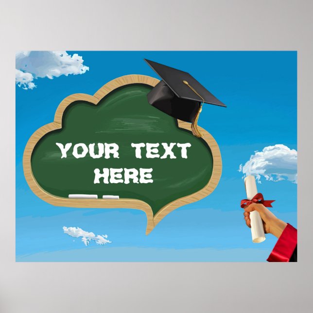 Vector drawing for graduation poster (Front)