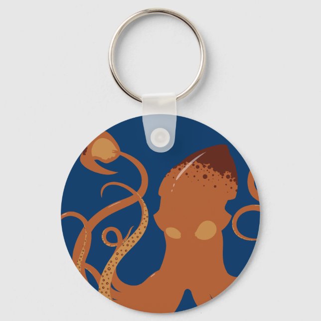 Vector Giant Squid Keychain (Front)