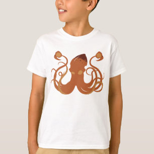 Vector Giant Squid Kid's Light T-Shirt