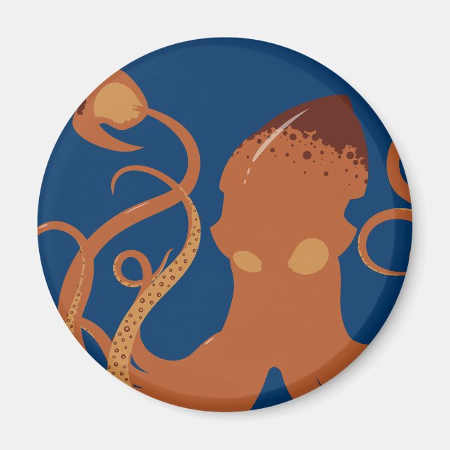 Vector Giant Squid Magnet (Front)