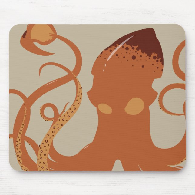 Vector Giant Squid Mousepad (Front)