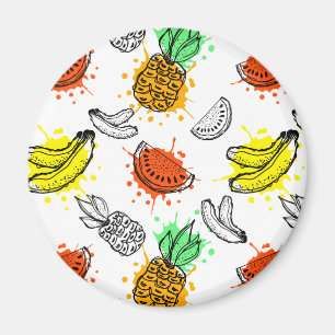 Vector Graphic Seamless Pattern Magnet