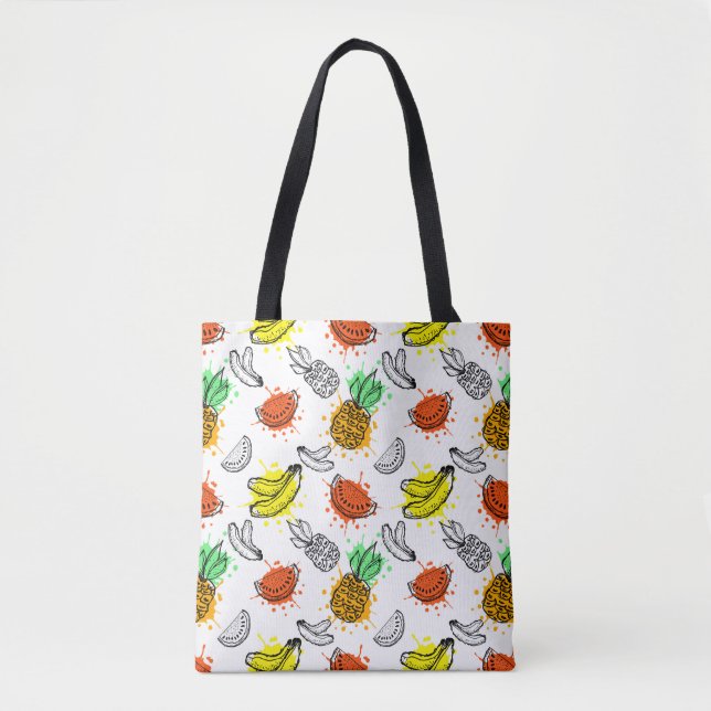 Vector Graphic Seamless Pattern Tote Bag (Front)