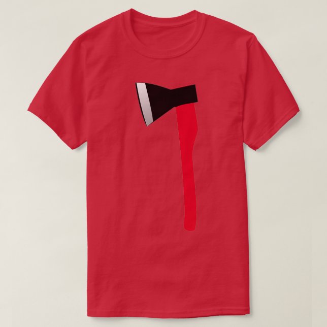 Vector graphics of fire axe T-Shirt (Design Front)
