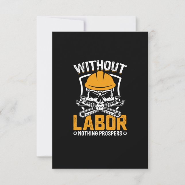 Vector labour day t-shirt design invitation (Front)