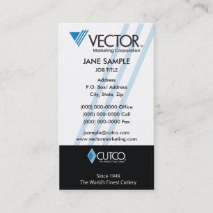 Vector Marketing Business Card