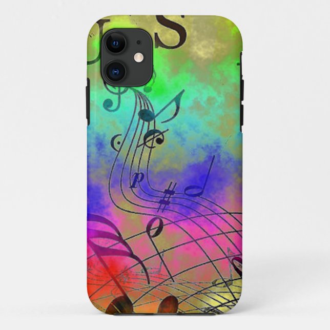Vector Music Theme Case-Mate iPhone Case (Back)