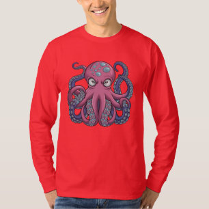 Vector Octopus Monster T-Shirt Design – Edo Ukiyo