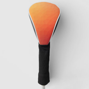 Vector orange texture golf head cover