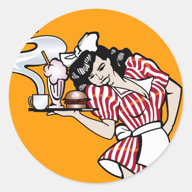 Vector Pin-Up Sticker (Front)