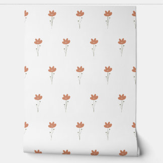 vector seamless botanical pattern with flowers in  wallpaper