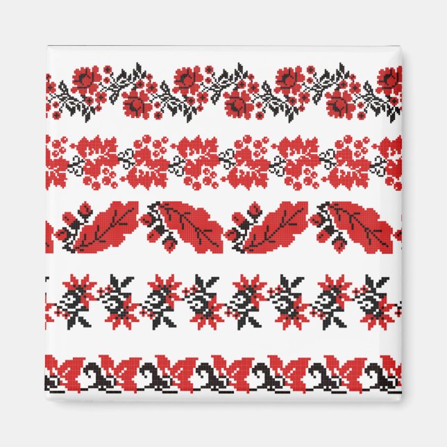 vectors ukraine scheme pattern kit magnet (Front)