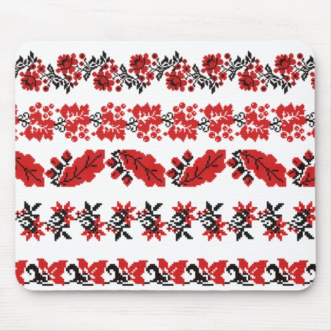 vectors ukraine scheme pattern kit mouse mat (Front)
