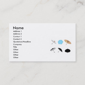 vectorvaco_09101901_umbrella_vectors_large, Nam... Business Card
