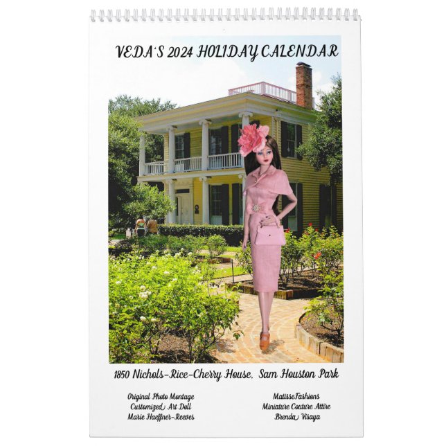 Veda's 2024 MatisseFashion Holiday Calendar (Cover)