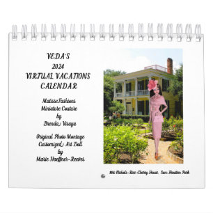 Veda's Virtual Vacations in MatisseFashions 2024 Calendar