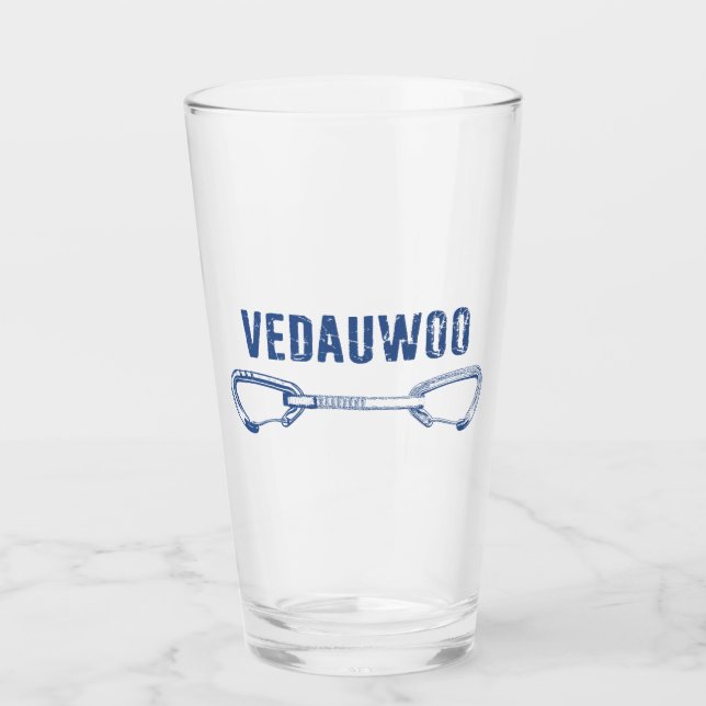 Vedauwoo Climbing Quickdraw Glass (Front)