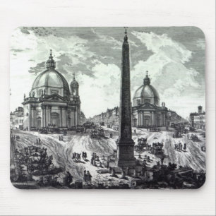 Veduta della Piazza del Popolo, c.1750 Mouse Mat