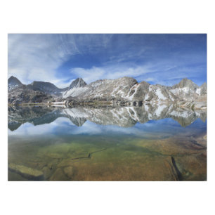 Vee Lake and Seven Gables Panorama 2 - Sierra Tablecloth