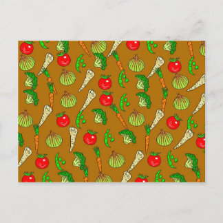 Veg Wallpaper Postcard