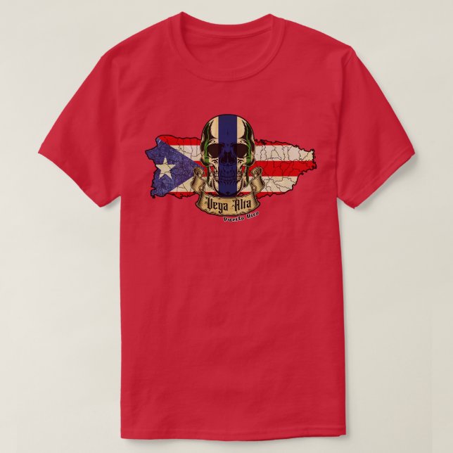 Vega Alta Isla de Puerto Rico T-Shirt (Design Front)