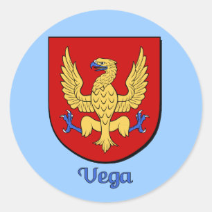 Vega Family Shield Stickers