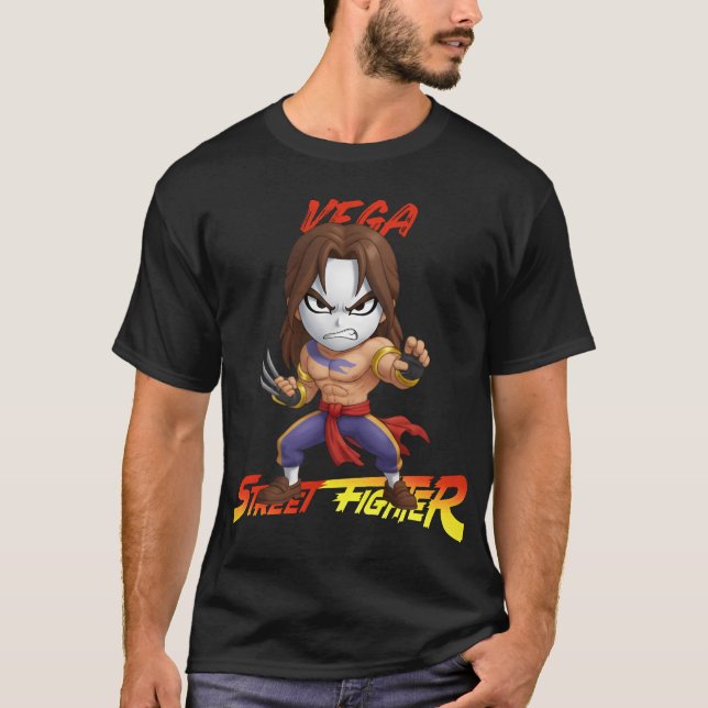 VEGA (The Claw): Street Fighter V Spanish Ninja T-Shirt (Front)