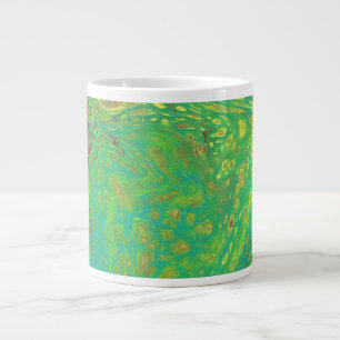 Vegabond Dreams 2 Unique Abstract Green Mug