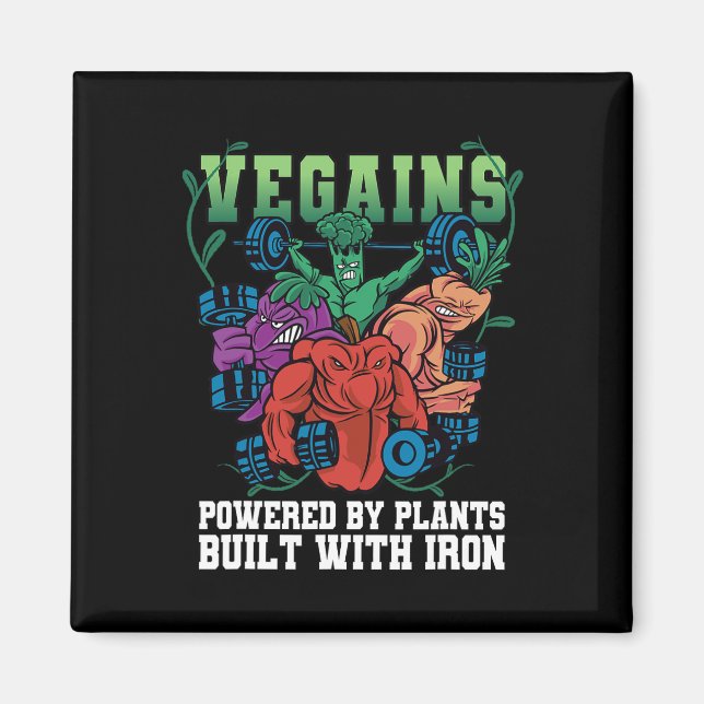 Vegains Powered  Magnet (Front)