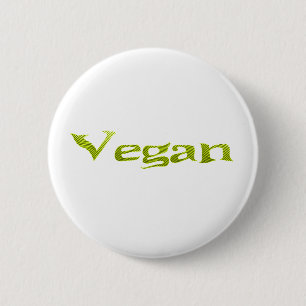Vegan 1 6 cm round badge