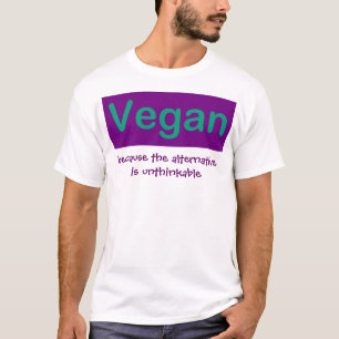 Vegan 2-sided shirt. T-Shirt