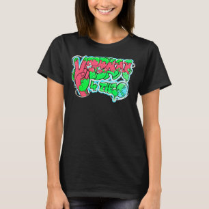Vegan 4 the Planet Graffiti Plant based Herbivore T-Shirt